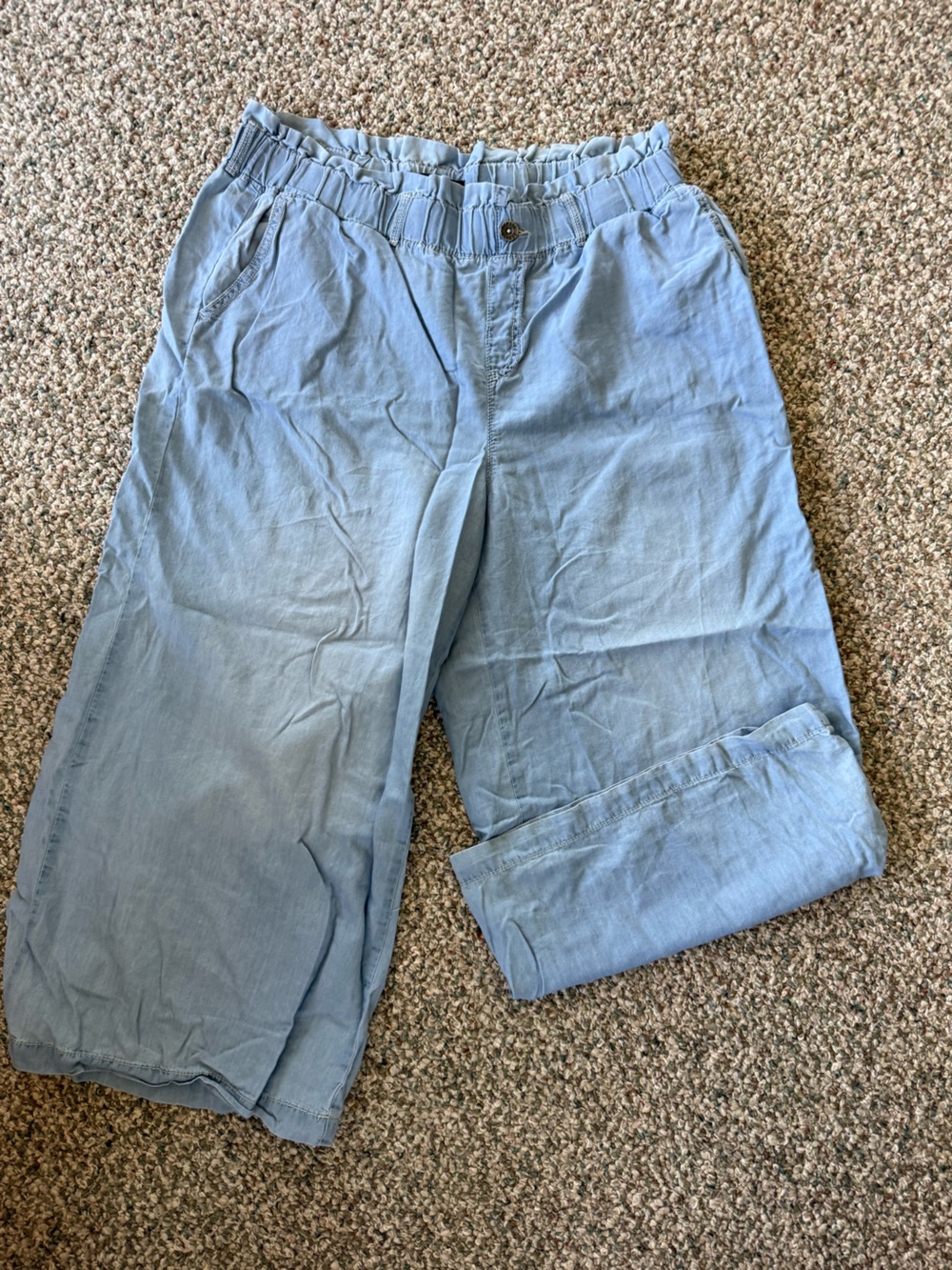 Rewash Light Blue Casual Chino Pants